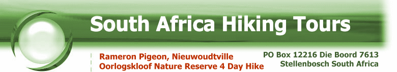 South African�Guided Hiking Tours�