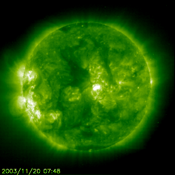 195  &Aring; UV Solar image