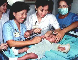 Arm transplant recipient