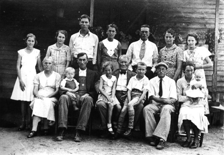John Benton Ricks family