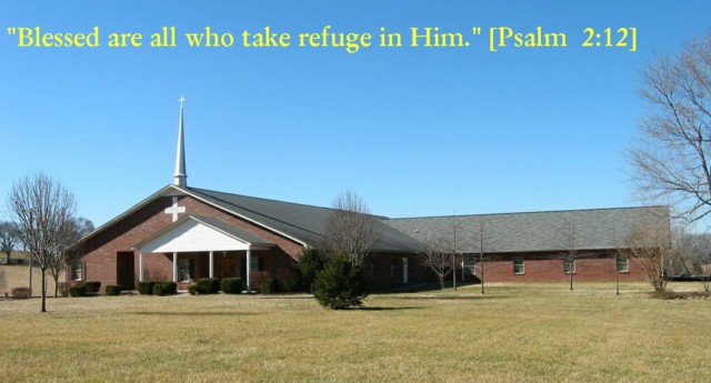 Sunset at Hillview Baptist Church: 