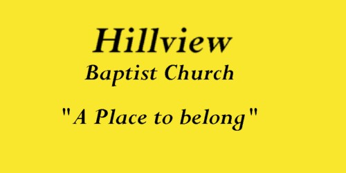 Hillview Baptist Church Graphic