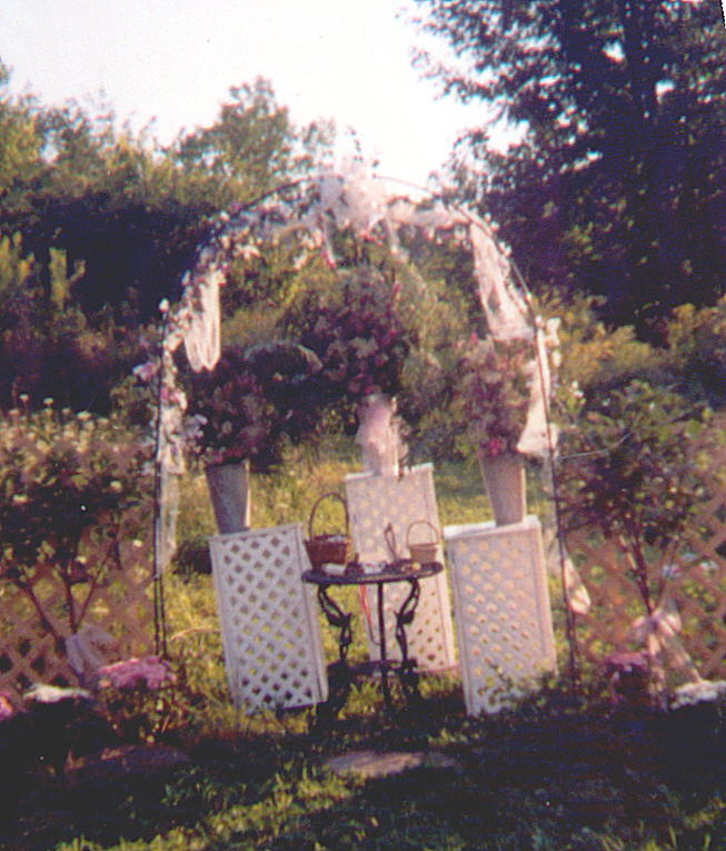 The Handfasting Altar and Archway