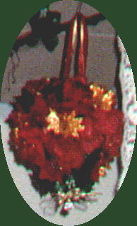 kissing ball hanging bouquet