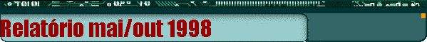 Relat�rio mai/out 1998
