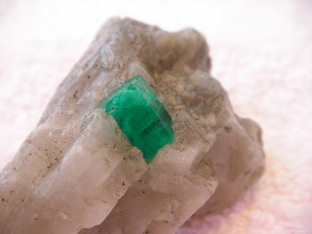 Emerald from Muzo, Colombia
