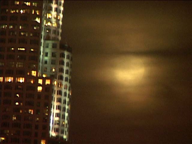 full moon downtown