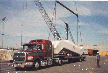 Unloading at the Seaport