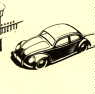 The VW Beetle can make turns with a radius of 5 meters only.