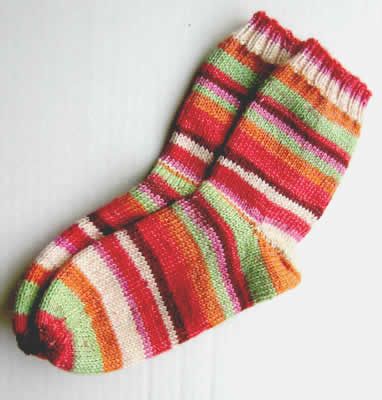 kleine Ringelsocken