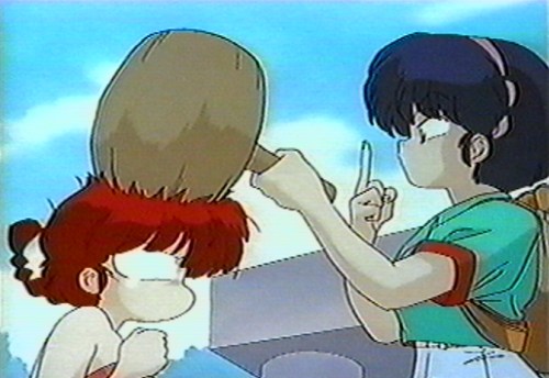 Akane's magical ability to produce hammers from dementional space