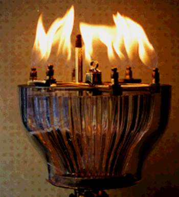 luminaire au gaz