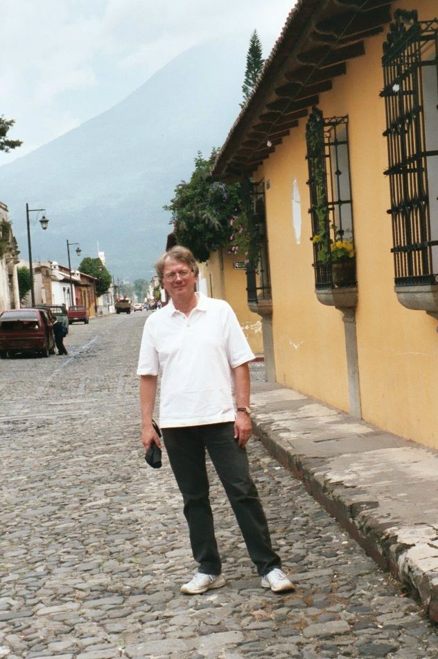 Stephen Webre in Antigua Guatemala, 2004