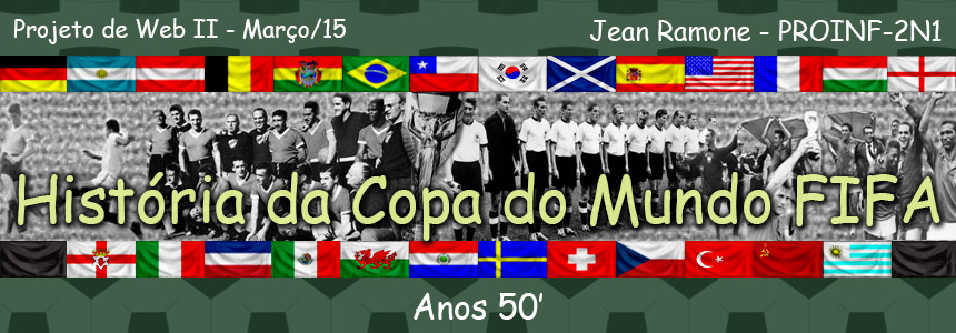 História da Copa do Mundo FIFA - Amos 50.