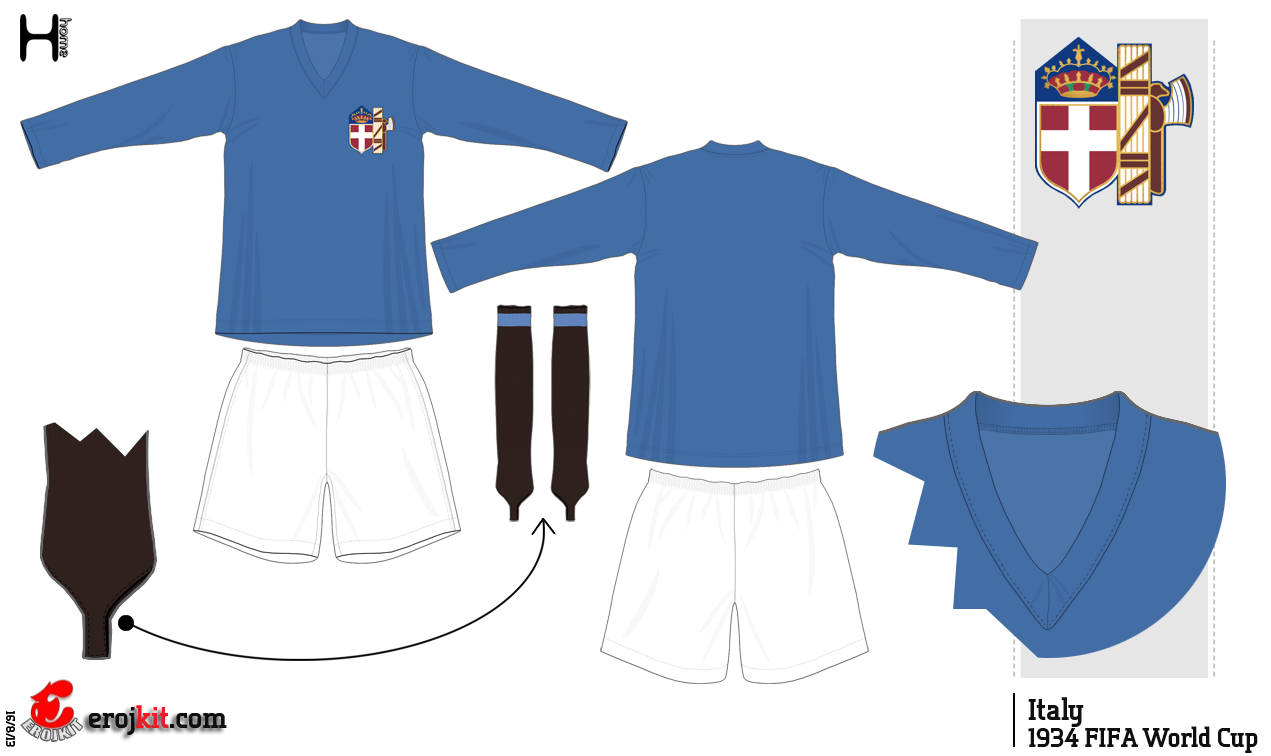 Uniforme Itália 1934
