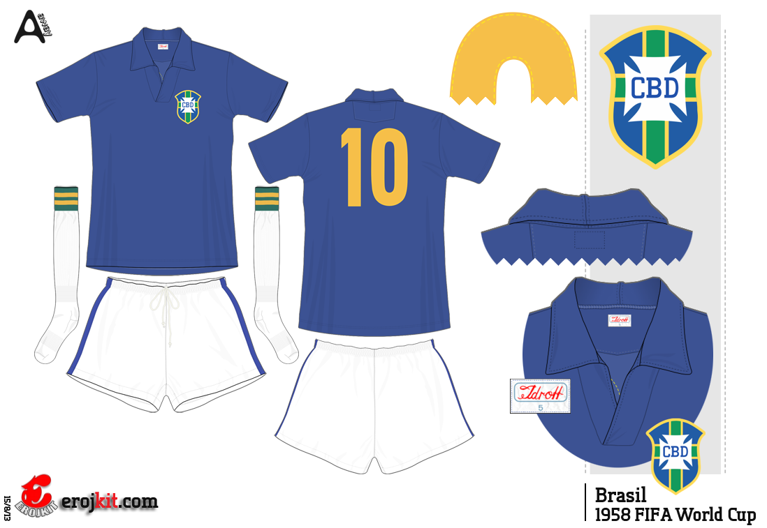 Uniforme Brasil 1958