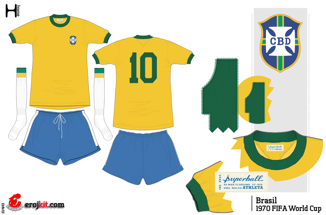 Uniforme Brasil 1970