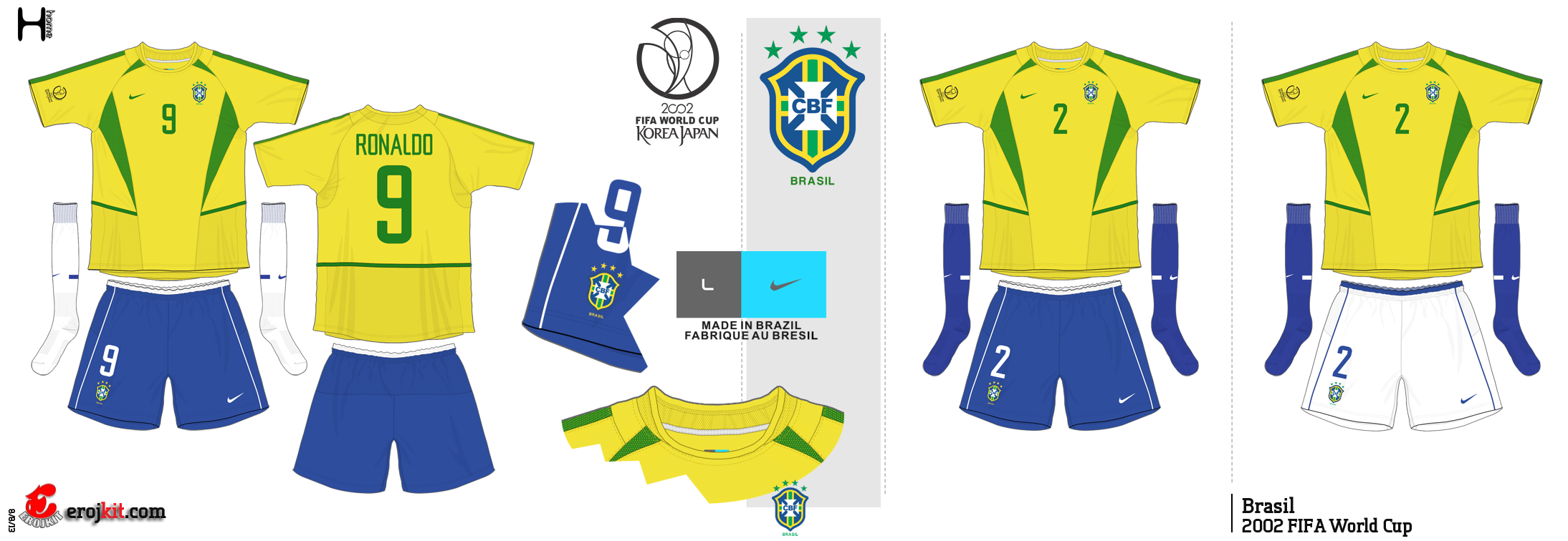 Uniforme Brasil 2002