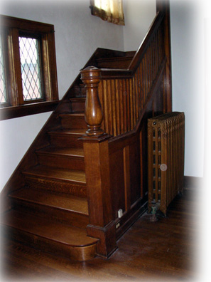 Oakwood staircase