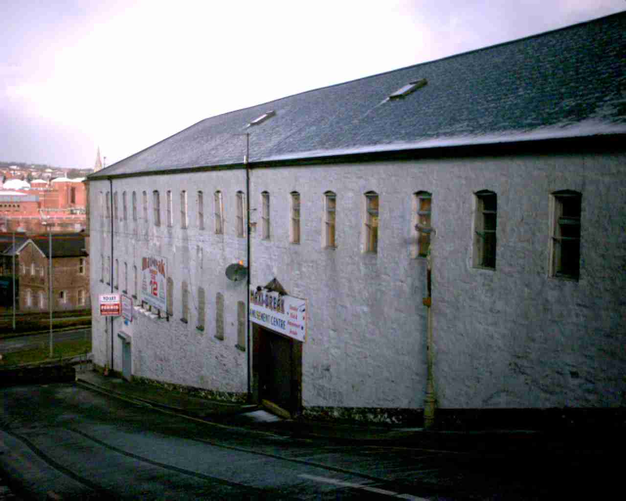This is a photograph of the Fitright shirt factory, one of the very few factories still in existance to day.