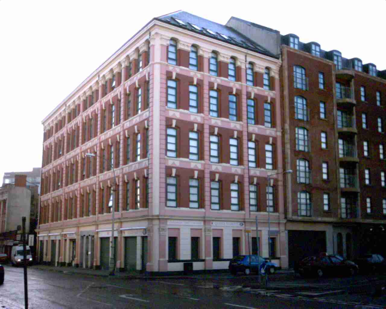This is a photograph of the former premises of Hogg & Mitchell shirt factory.