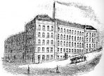 Tillie and Hendersons factory in Foyle Road circa 1857