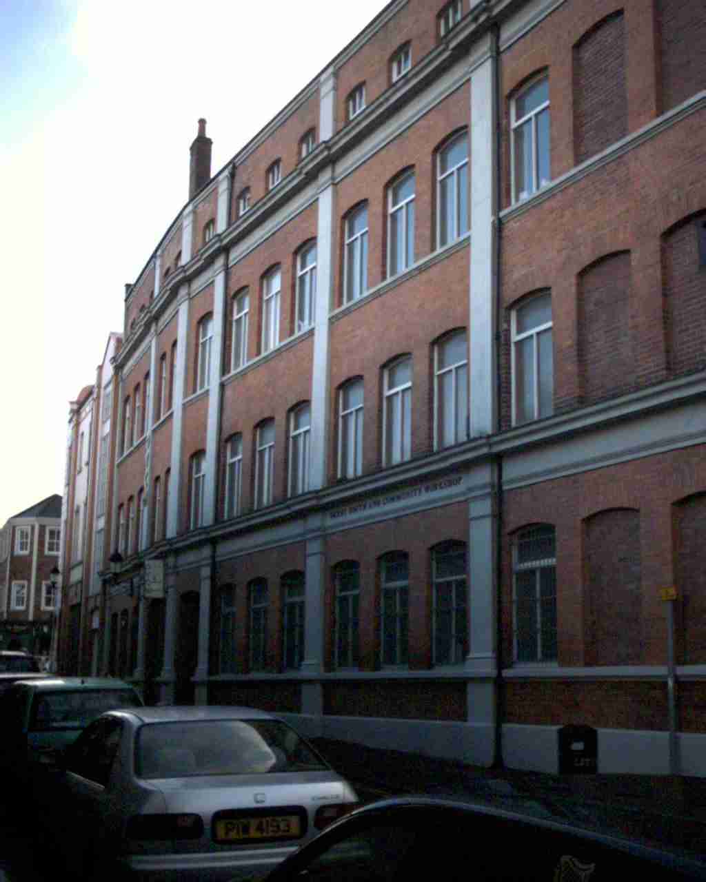 This is a photograph of the former shirt factory of Edward Tinney.