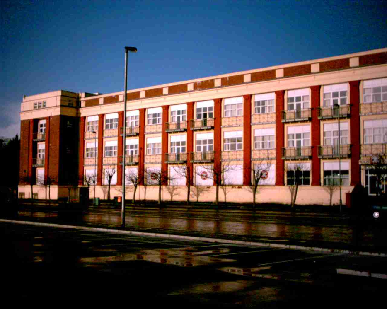 This is a photograph of the former shirt factory of Neely & Wilkinson.