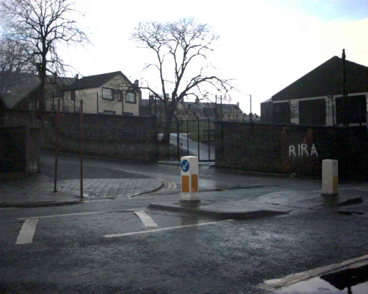 This is a photograph of the site of the former and the first shirt factory in Derry - William Scott's