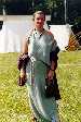 Roman woman, getald in background. Copyright � Jenny Baker.