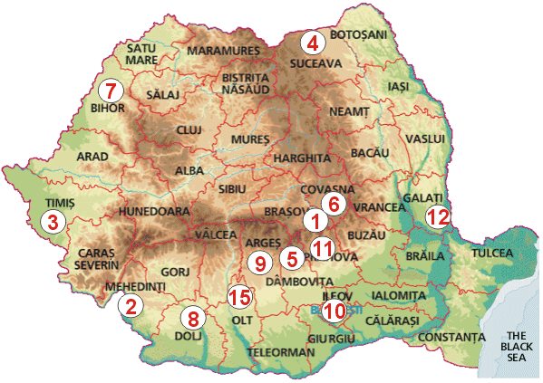 Click on any county you want!