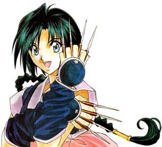Misao with kunai