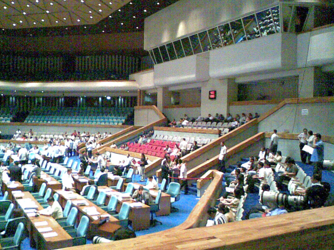 The floor where arguments are presented