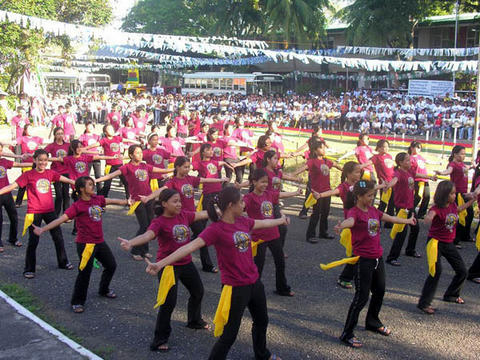 The Bayle sa Kalye parade. From the UP Centennial Website