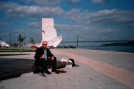 Magnus in Lisbon, Portugal. April 2000
