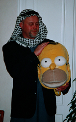 Homer S. with Magnus in Arabian derss
