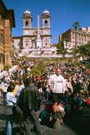 Jimmy in front of The Spanish Steps.