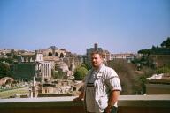 Jimmy in front of Forum Romanum.