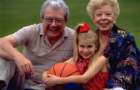 Grandpa, Grandma and Granddaughter
