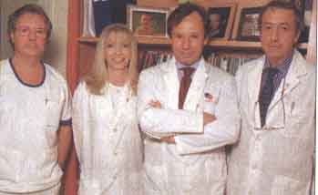 Dr. Pasqualini, Dra. Monticelli, Dr. Semprini y Dr. J�uregui Rueda