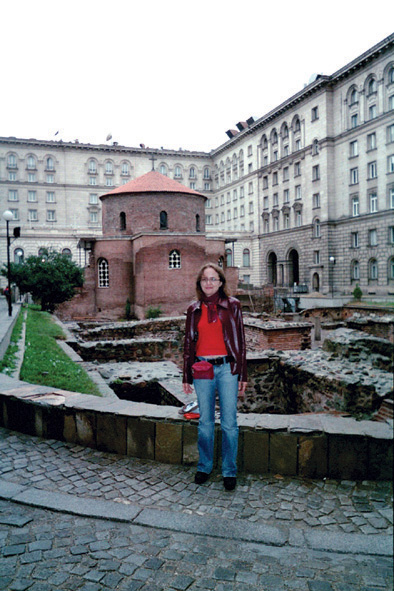 ...was 1st a roman rotunda, became a church later, now surrounded by a square building