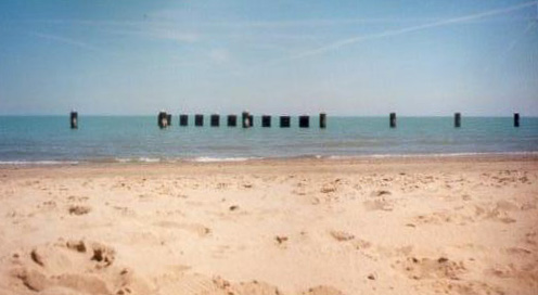 On a spring morning I felt I had the beach for myself only
