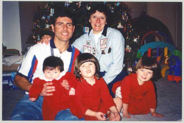 Photo of Dana's and Tony's Family, Christmas 1998.