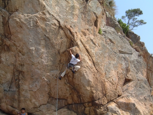 Ping climbed 6c route
