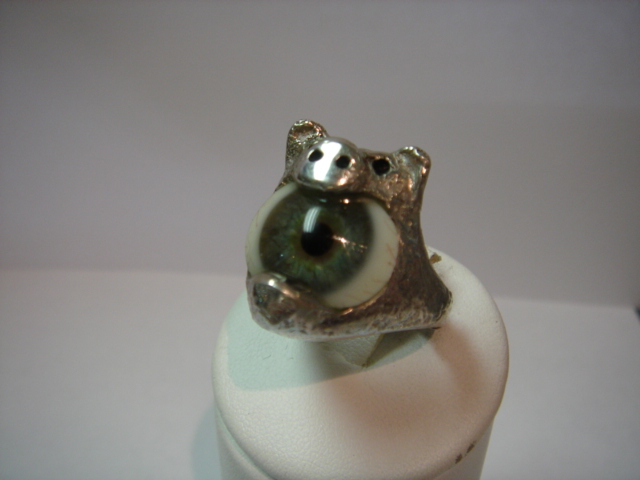 In a Pigs Eye - Eyeball Ring