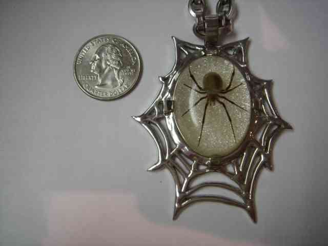 Sterling Silver Web Necklace