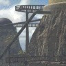Lift outside big dome from bridge