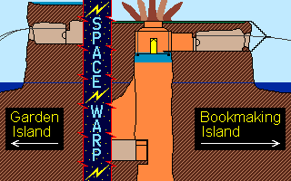 Side view of Garden Island