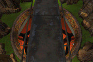 Orange chamber from above