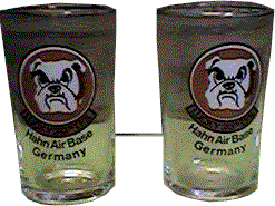 Pair of Lucky Puppy Wine Glasses